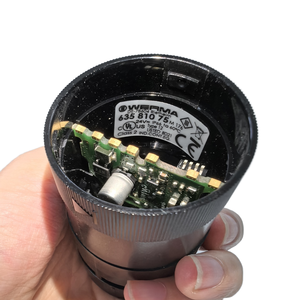 Elemento de sirena de 8 tonos de alto rendimiento WERMA 24VAC/DC ajustable a través del interruptor DIP 8 tonos seleccionables para controladores dedicados PLC - Product Image 3