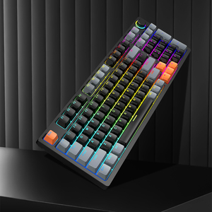 Teclado SAMA OEM con cable RGB ligero ordenador tableta ergonomía PC Gamer ruso Clavier Teclado mecánico para juegos para ordenador portátil
