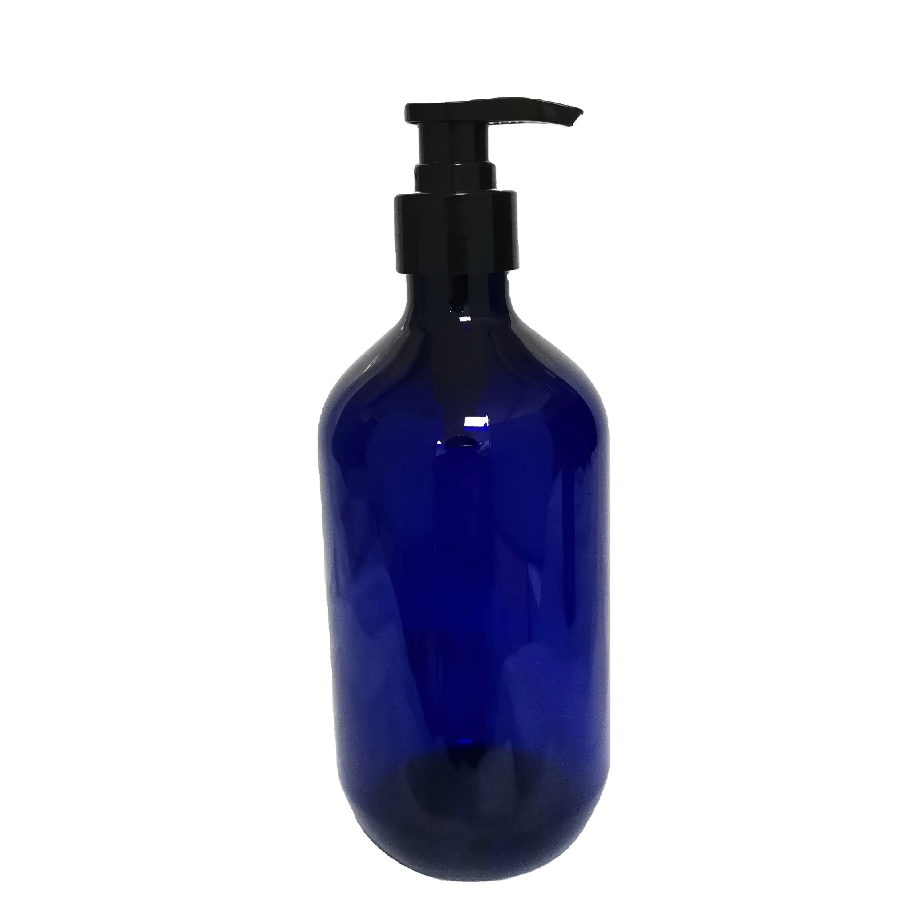 Claro 750ml Botella de bomba de champú de plástico vacía transparente Botella de PET para acondicionador de cabello