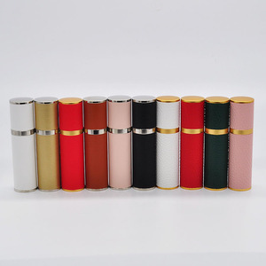 Factory Cheap Mini Travel Colored Leather Perfume Pump Spray <strong>Bottle</strong> with Atomizer Tester Sample 5 <strong>10</strong> 15 <strong>ml</strong> Vial and Paper <strong>Box</strong> - Product Image 5
