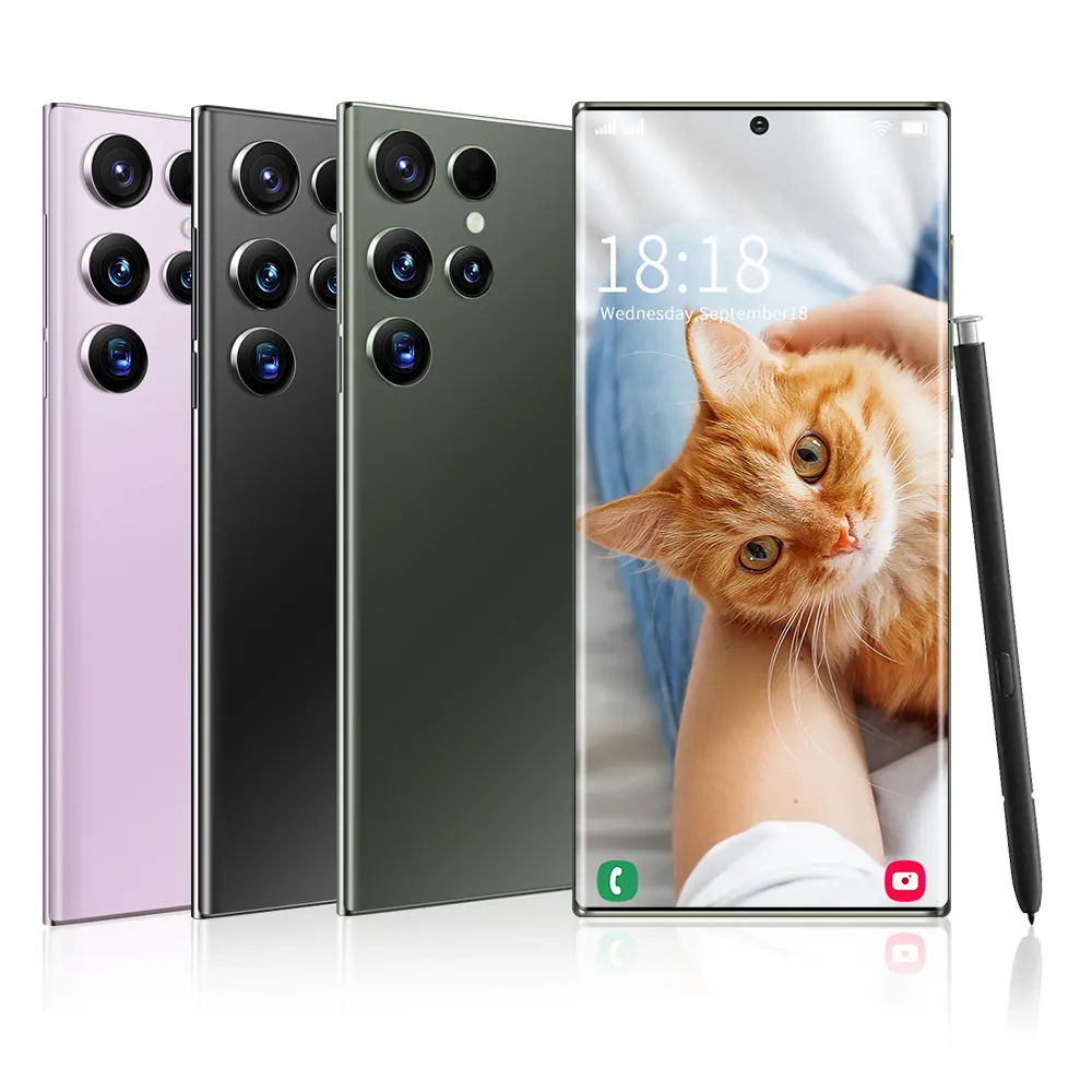 Venta al por mayor teléfonos móviles teléfono móvil desbloquear 6,8 pulgadas s-pen para Samsung Galaxy S23 Ultra Android original