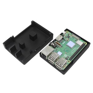 Raspberry Pi 3 B-type Raspberry Pi 3B/3B + carcasa de aleación de aluminio carcasa blindada de disipación de calor