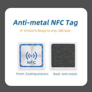 10pcs Anti-metal NFC Sticker 888 Byte Ntag216 Label 13.56MHz <strong>Programable</strong> Blank NFC Tag Universal <strong>Protocol</strong> ISO14443A - Product Image 5