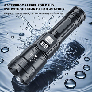 2025 mới siêu sáng LED EDC đèn Pin tầm xa mạnh mẽ không thấm nước Torch ánh sáng ABS Đèn cơ thể có thể sạc lại - Product Image 4