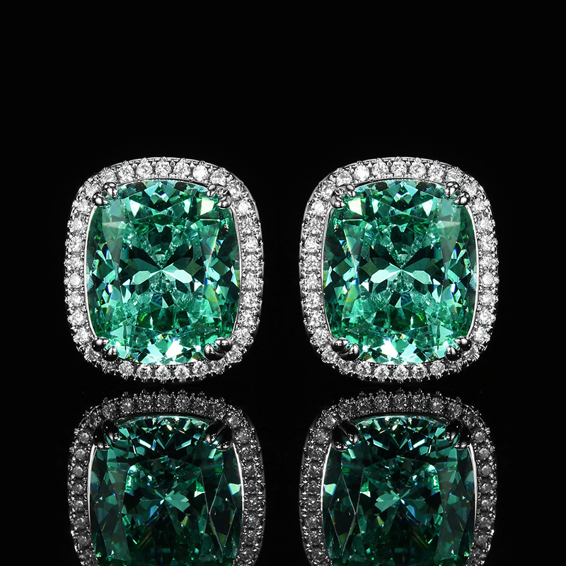 Boucles d'oreilles Parra vert nid d'oiseau