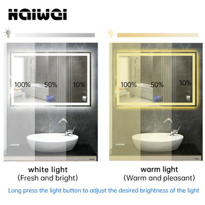 DC12V 60W Tuya Wireless Network LED Inductive Switches Mirror LCD Touch <strong>Sensor</strong> <strong>with</strong> <strong>Dimming</strong> <strong>Function</strong> Time Temperature Display - Product Image 6