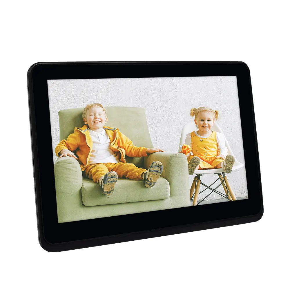 Set all'ingrosso Wall 8 'Digital Luxury Family Photo Frame Baby Picture Frame Cloud Wall Mount Digital Photo Frame