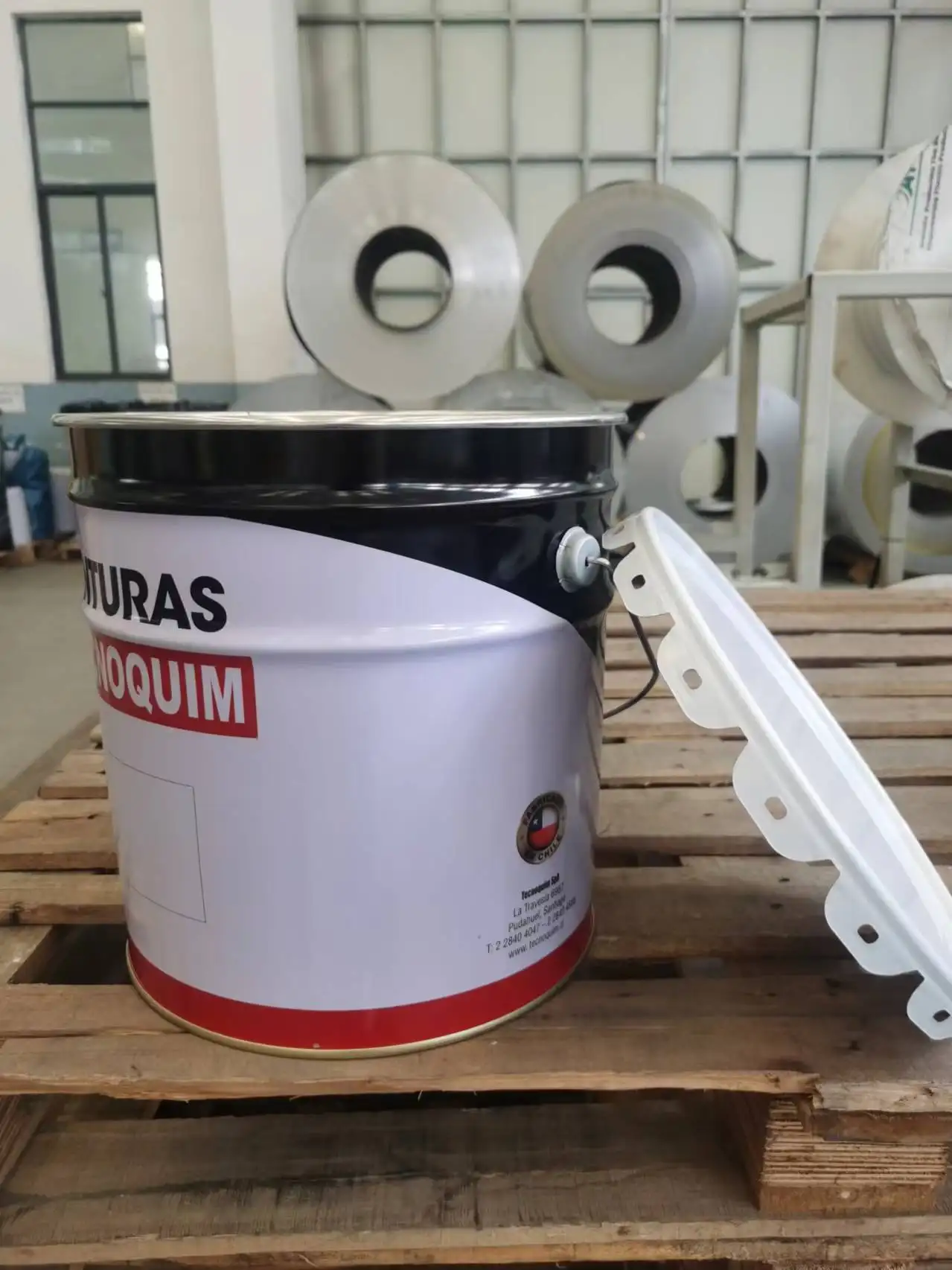 Utility Lage Prijs Metalen Kop Verf Emmer 5 Gallon Met Deksel Stalen Emmer