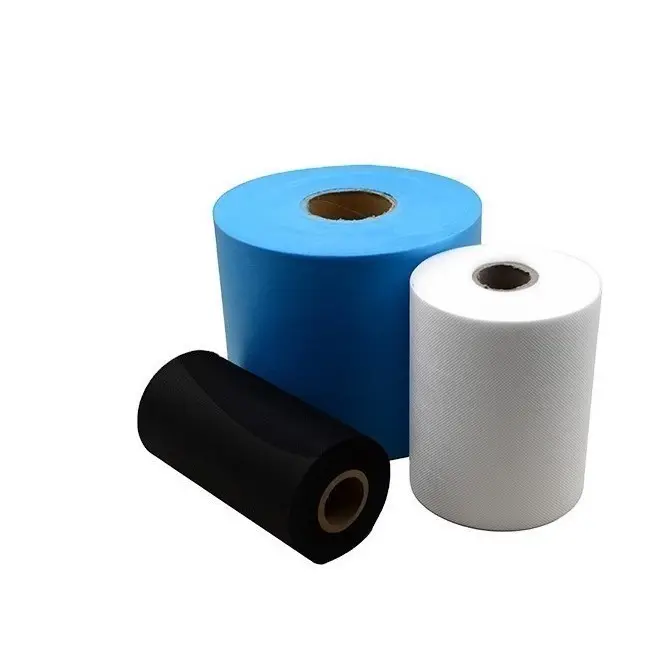 Vải Không Dệt 100% Polyester Tái Chế Felt Spunbond Không Dệt Tái Chế Vải Pet Roll