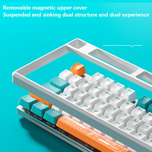Teclado mecánico con cable Eje verde Eje rojo Eje de té Ordenador portátil de escritorio con cubierta magnética Teclado para juegos de deportes electrónicos - Product Image 3