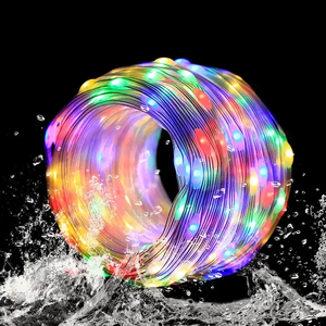 Aoying 10cm Distância <span class=keywords><strong>LED</strong></span> <span class=keywords><strong>Pixel</strong></span> <span class=keywords><strong>String</strong></span> Luzes Fairy <span class=keywords><strong>Light</strong></span> <span class=keywords><strong>String</strong></span> Luzes de Natal Outdoor Waterproof <span class=keywords><strong>Led</strong></span> <span class=keywords><strong>WS2811</strong></span> 3 pinos Clear Wire