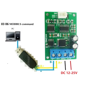 Eletechsup N4I0A01 RS485 a 4-20MA/0-20MA Generador de señal de corriente PWM a Convertidor analógico de corriente Módulo Modbus RTU - Product Image 4