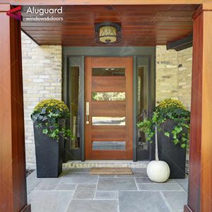 Metal Steel Main Entrance <strong>Door</strong> American New Design Iron Aluminum <strong>Safety</strong> Front <strong>Door</strong> - Product Image 3