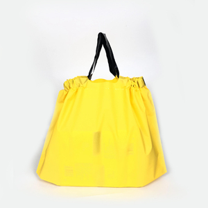 定制塑料拉绳袋纯色购物包装带绳柄的塑料绳袋 - Product Image 2