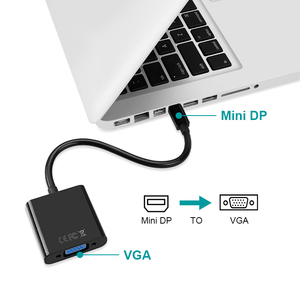 Mini Displayport-Vgaアダプター2パックミニディスプレイポートDp-Vgaケーブルコンバーターオス-メスアダプター - Product Image 4