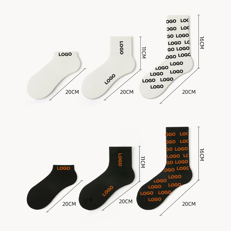 Chaussettes de logo personnalisé
