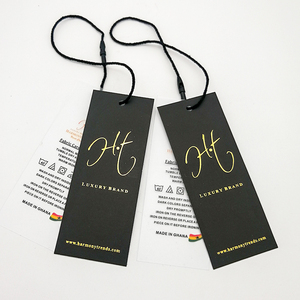 Etiquetas de Pvc, precio de papel, marca, etiqueta colgante personalizada para ropa con cuerda - Product Image 3