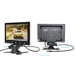 Monitor CCTV de 7 pulgadas, barato, tamaño mini, VGA, AV, BNC, entrada, Monitor LCD pequeño de 7 pulgadas