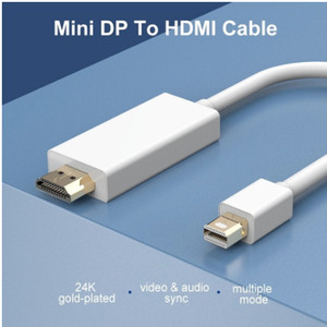 1,8 M Mini DisplayPort Display Port a HDMI Cable adaptador para Macbook Pro Air Mini DP a HDMI - Product Image 3
