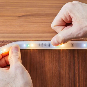 Новый 4-контактный двойной провод данных 12 В 30 60 144 светодиодов на метр IP30 не водонепроницаемый цветной адресуемый гибкий светодиодный пиксель полосы - Product Image 6