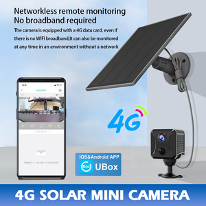1080P Mini Home <strong>Security</strong> Camera with Night Vision Solar Panel Battery Powered <strong>System</strong> 4G Sim <strong>Motion</strong> Sensor Indoor Human <strong>Detection</strong> - Product Image 2
