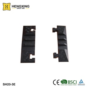 1 2 3 4 5 kanal tel kordon koruyucu trafik hız rampası tepsi kauçuk kablo koruyucu köprü rampa koruyucu - Product Image 3