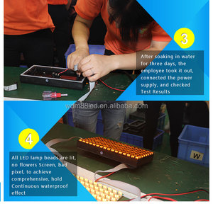 Hochwertiges P16 256*128mm rotes LED programmier bares variables Informations schild für den Außenbereich Vollfarb-Verkehrs anzeige modul - Product Image 5