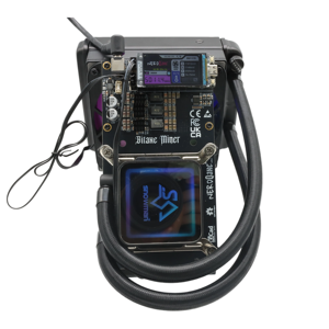 Mới Thợ mỏ Bitaxe Nerdqaxe ++ Hydro <span class=keywords><strong>4</strong></span>.8T 75W Màu Đen/Cam Nhà Bitcoin Thợ mỏ Hot Bán Solo Thợ mỏ BTC Với PSU - Product Image 3