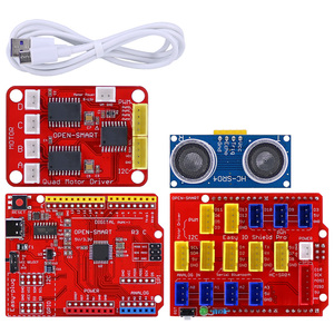 360 Degree Omnidirectional 4WD Smart Car Kit RF433 Wireless JoyStick <strong>Remote</strong> <strong>Control</strong> Gear Motor Easy-plug XH 2.54mm <strong>for</strong> <strong>Arduino</strong>