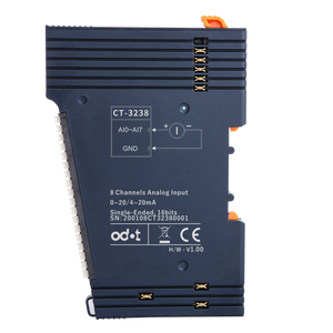CT-3238: アナログ入力IOモジュール、8チャンネル、0 & 4-20mA/15ビット - Product Image 3
