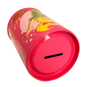 Celengan silinder kreatif Tinplate, celengan kaleng Eropa, kotak gambar uang tabungan rumah tangga, kotak uang Dekorasi Rumah, kotak kaleng kartun - Product Image 2