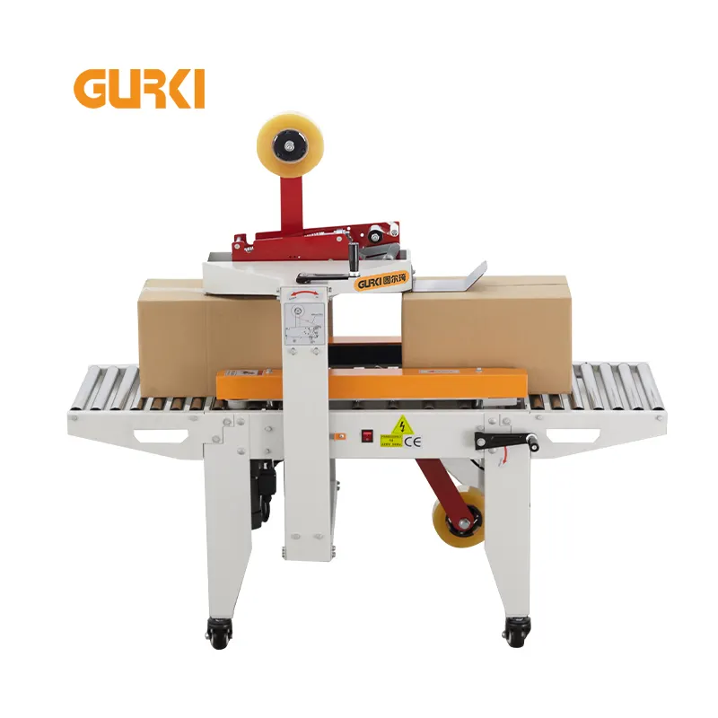 Small Size Carton Sealer E-commerce Carton Packing Machine Semi Auto Carton Sealer