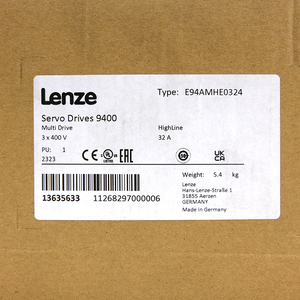 Lenze 9400เวกเตอร์อินเวอร์เตอร์ความถี่0.75KW เซอร์โวไดรฟ์ E94AMHE0324ใหม่ของแท้ - Product Image 4