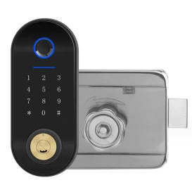 Yeni akıllı ev sistemi Wifi kilit yüksek çözünürlüklü parmak izi kapı kilit uzaktan kontrollü kapı kilidi - Product Image 2