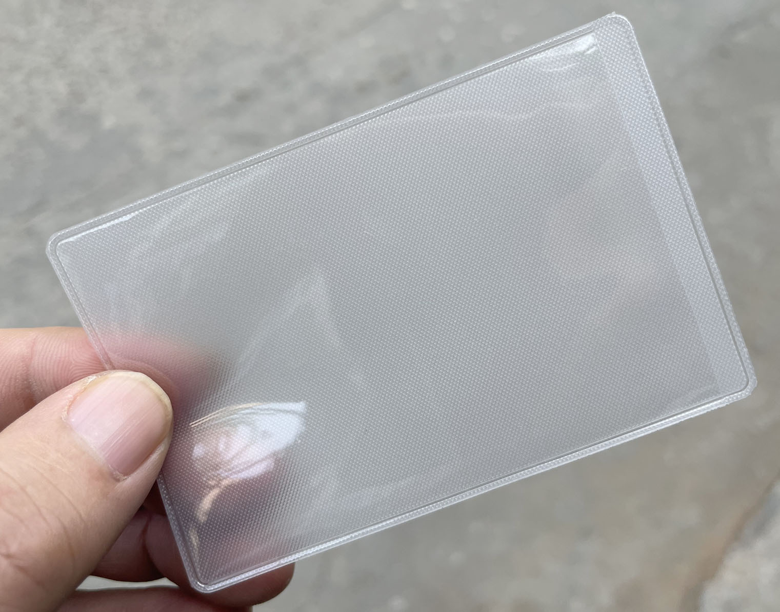 glossy front+frosted back