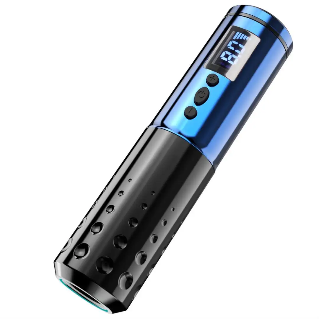 NOIR Wireless Rotary Tattoo Pen Machine Zwei austauschbare Batterien Zwei Einweg griffe