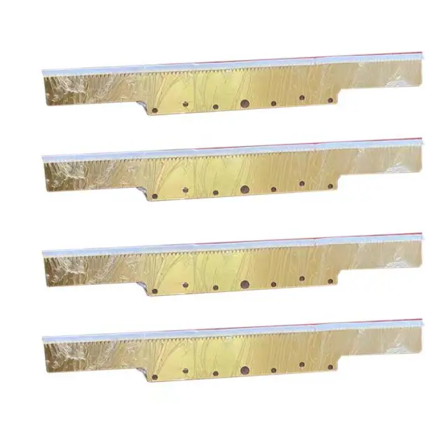Tırtıklı sızdırmazlık bıçağı diş bıçağı ile yüksek kaliteli kağıt kesici paketleme makinesi plastik film kesme