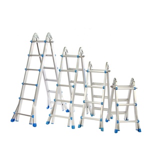 Yüksekliği ayarlanabilir küçük tip açık taşınabilir dev merdivenler en131 avrupa standardı - Product Image 2