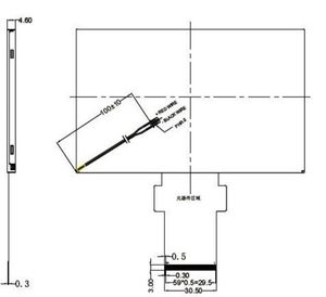 5.7 "นิ้ว FHD ภูมิทัศน์ TFT LCD หน้าจอสัมผัสอินเตอร์เฟซ LVDS 60ขาจอแสดงผล - Product Image 4