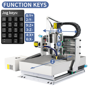 3040 DIY Desktop Engraving Machine Precise <strong>CNC</strong> <strong>Router</strong> <strong>with</strong> 1.5KW Spindle Motor and Candle <strong>Control</strong> Water Tank Type for Stone - Product Image 4