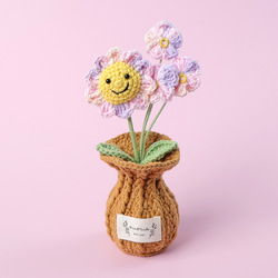 Poudre de teinture de section - vase marron tournesol