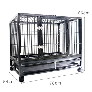 2022 Offres Spéciales Différentes Tailles en acier inoxydable chien cage <span class=keywords><strong>cages</strong></span> à chien chenils métal en plein air cage pour chiens - Product Image 2