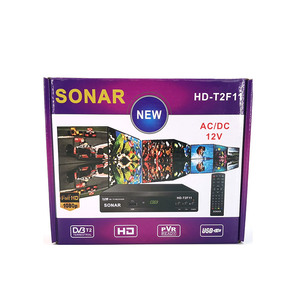 全高清1080P stb dvb t2机顶盒dvb t2s2 H.264解码器dvb t2至ip转换器加纳解码器数字地物 - Product Image 1