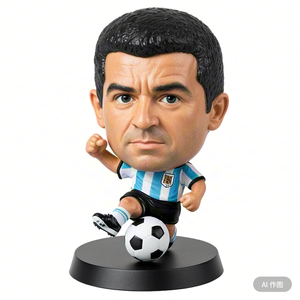 Özelleştirilmiş futbol yıldız heykelleri ve Bobblehead yüksekliği 8-inch renk kutusu ambalaj dünya futbol maçları için - Product Image 5