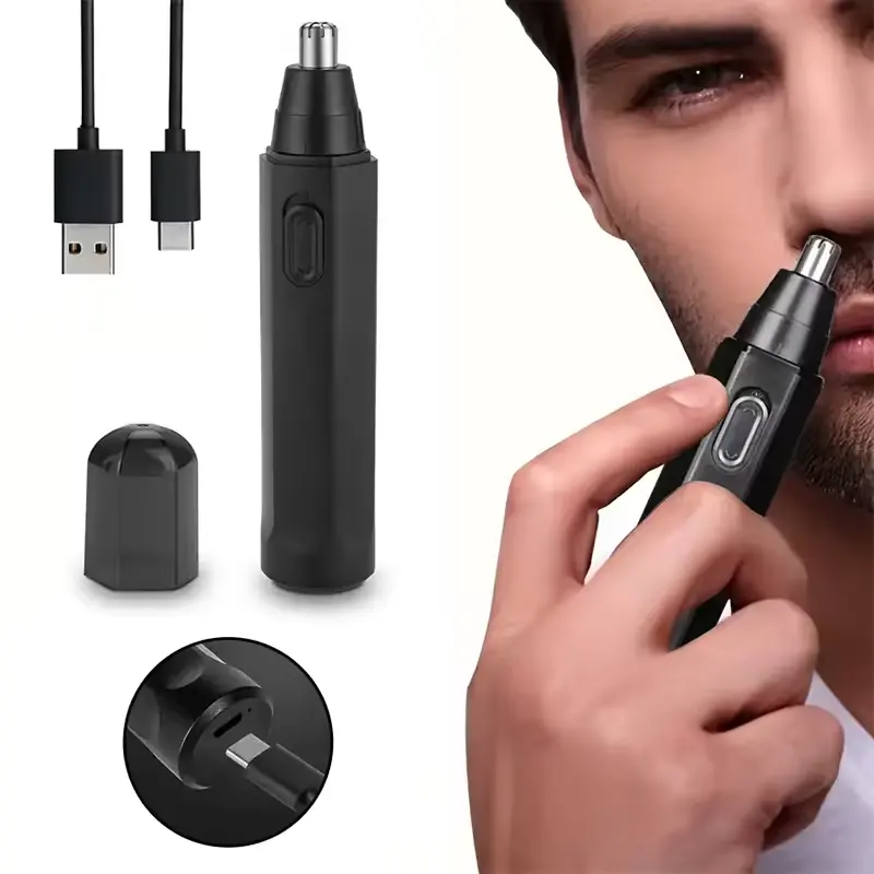 Máy cạo râu điện sạc USB cho nam giới cắt tỉa tai mũi và lông mày