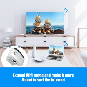 Amplificador de potenciador de señal de repetidor Wi-Fi 5G de 300Mbps para extensor de modo AP de red 2,4G para conexión doméstica de Internet larga tipo módem