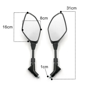 雅马哈MT09 MT 09 2021 2023 2022摩托车配件左右侧后视镜后视镜 - Product Image 6