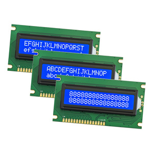 Pratico Display con caratteri LCD a doppia fila, schermo di controllo industriale 1602 negativo blu, Display modulo LCM - Product Image 6