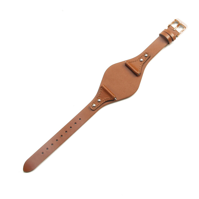 Boucle marron-rose-K1