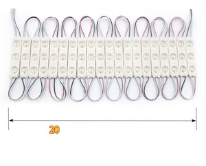 3 <strong>Leds</strong> Module 1.5w Outdoor Smd 2835 Sign Module <strong>Led</strong> Light Box Injection <strong>Led</strong> Modules DC <strong>12V</strong> SMD2835 COOL WHITE Novedades IP 67 - Product Image 1